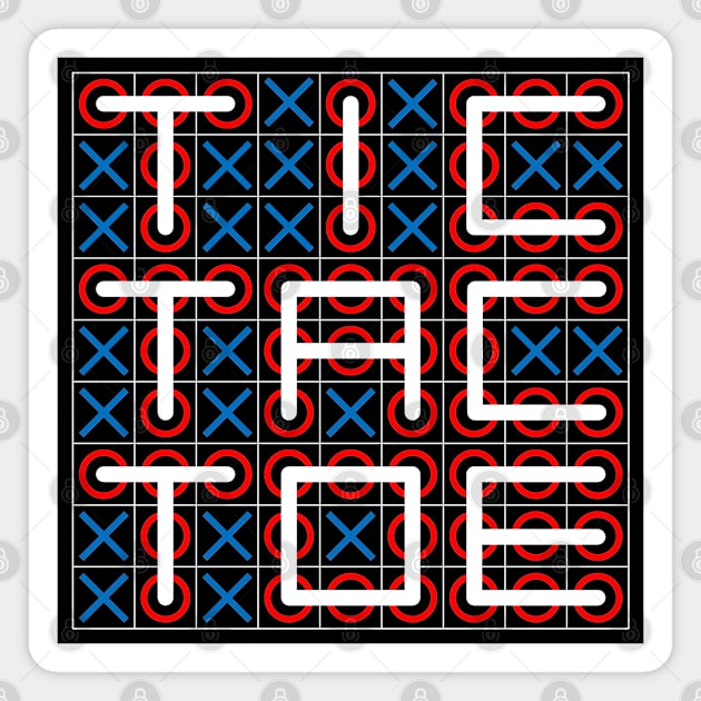 Tic Tac Toe On Tic Tac Toe Magnet by inotyler